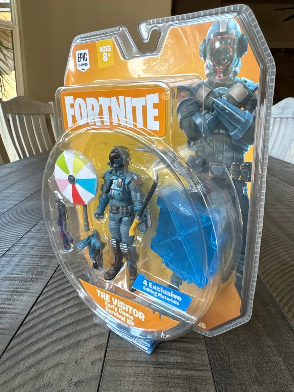 Fortnite Early Game Survival Kit - The Visitor Action Figure Playset (NIB)